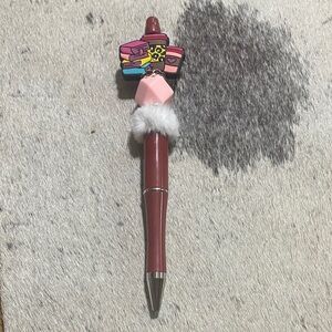 Coffee and Books Beaded Pen